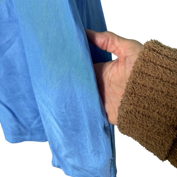 Banana Republic Aurelia Women's Blue Linen Blend Mini Dress Size Small - Picture 6 of 11